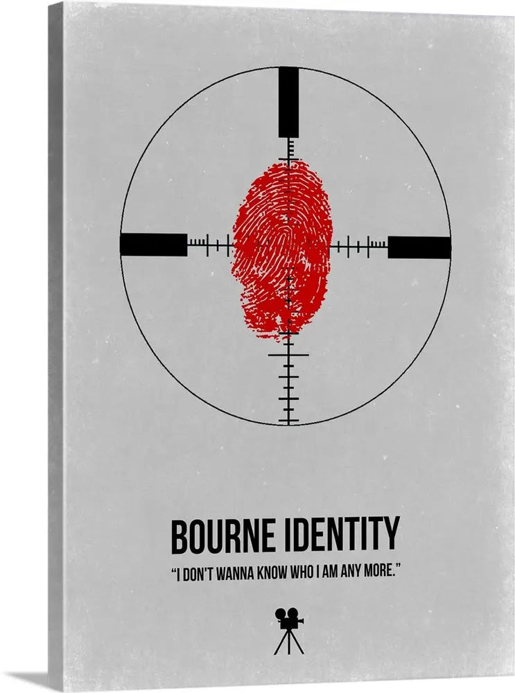 Bourne Identity Canvas Art Filmsvibez