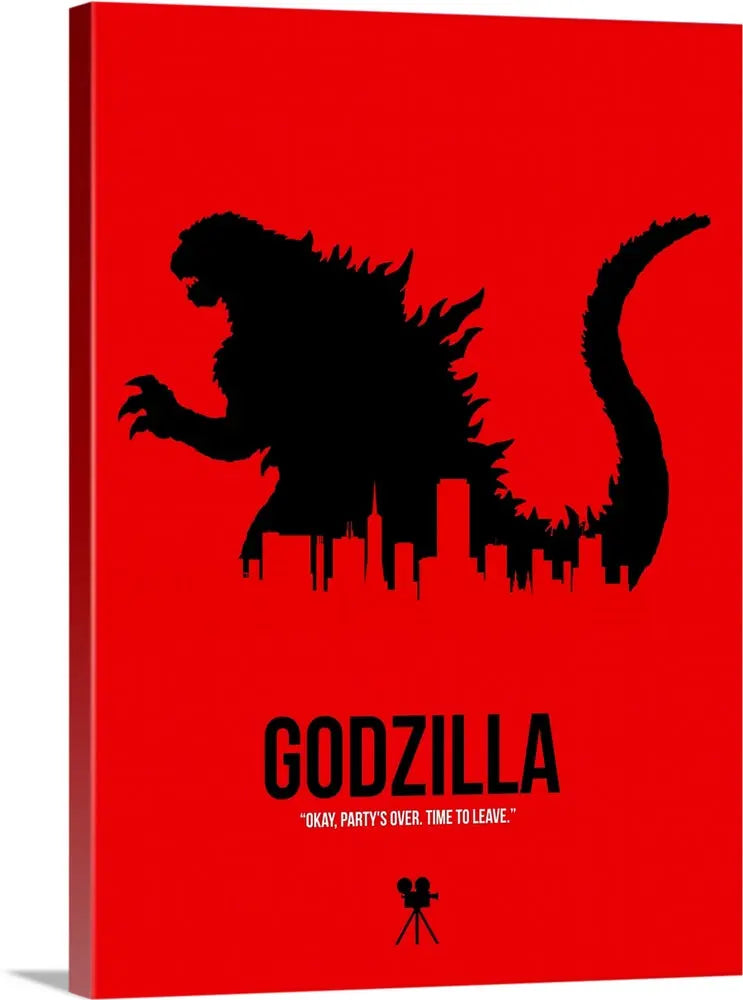 Godzilla Canvas Art Filmsvibez