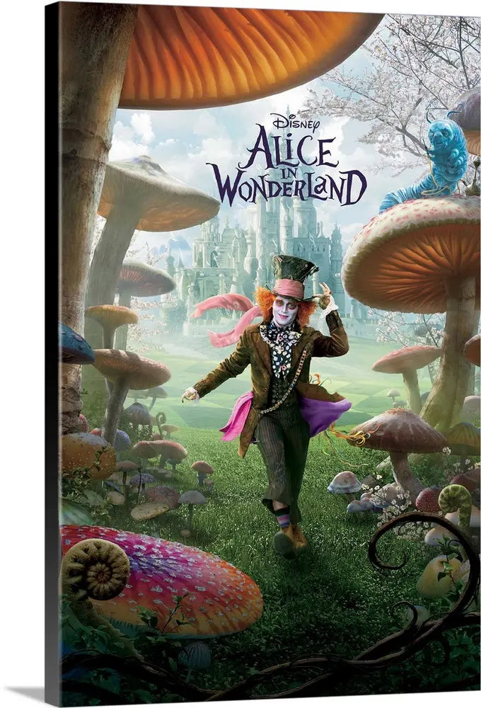 Alice in Wonderland Canvas Art Films Vibez