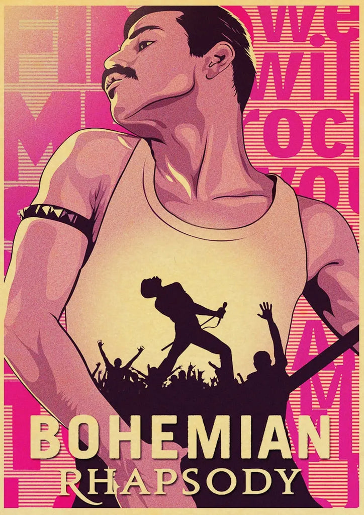Bohemian Rhapsody Posters Films Vibez
