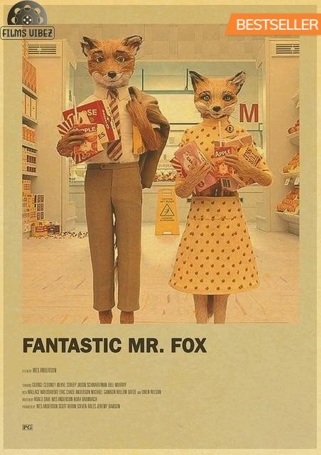 Fantastic Mr. Fox Poster Films Vibez