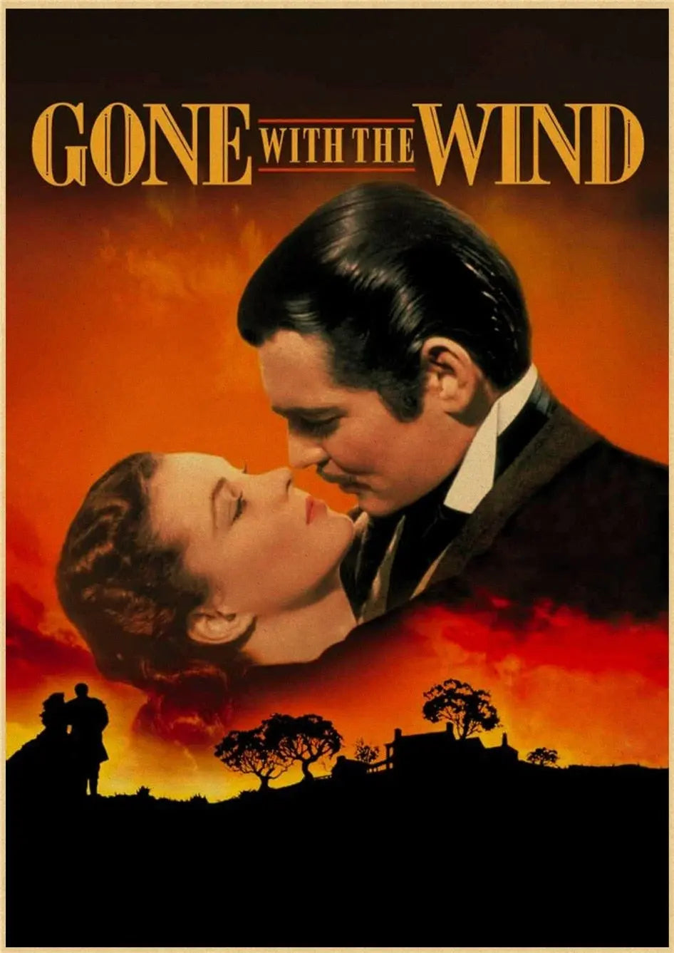 Orient Underholdning snack Gone With The Wind Poster | Filmsvibez