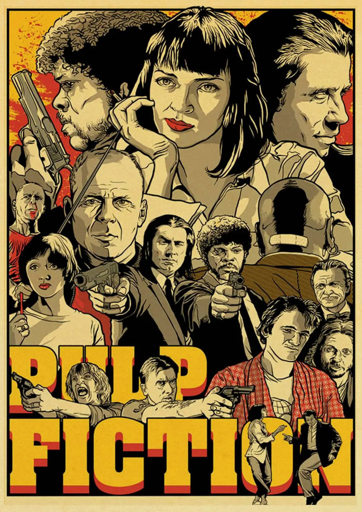 Pulp Fiction Posters Filmsvibez