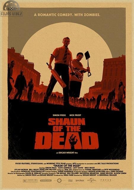 Shaun of the Dead Posters Films Vibez