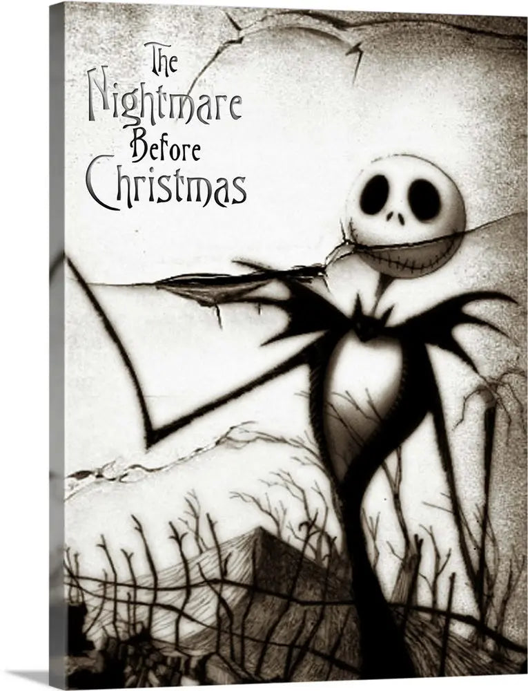 The Nightmare Before Christmas Canvas Art Films Vibez