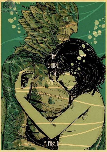 The Shape of Water Posters Films Vibez
