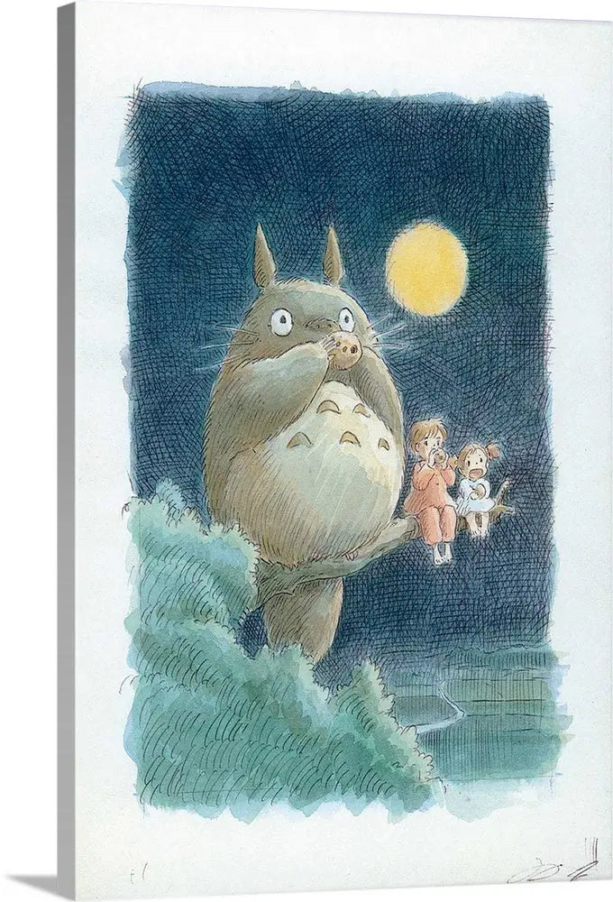 Totoro Canvas Art Films Vibez