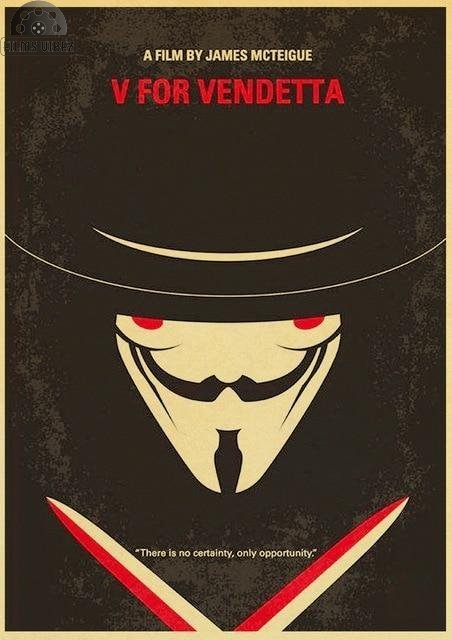 V for Vendetta Poster Films Vibez